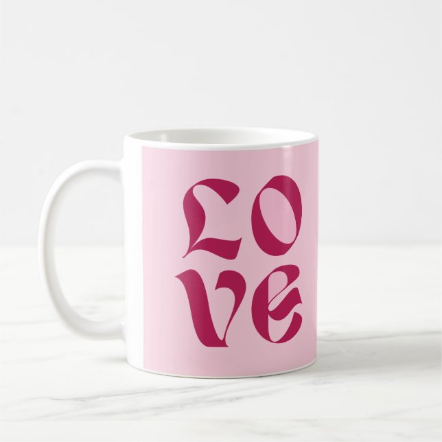 Mug Être mon amour en rose (Gauche)