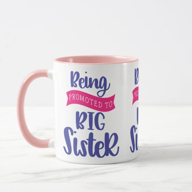 Mug Être Promu À La Grande Soeur (Gauche)