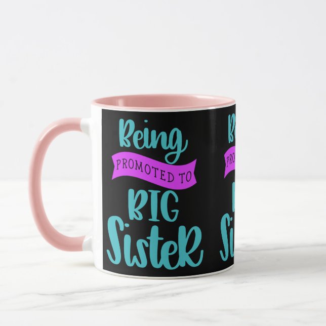 Mug Être Promu À La Grande Soeur (Gauche)