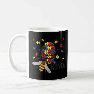 Mug Être Type Sensibilisation sur l'autisme Bee Puzzle