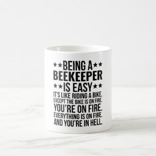 Mug Être un apiculteur est facile C'est comme équitati