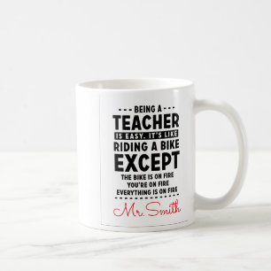 Mug Être un enseignant est facile drôle   Professeur