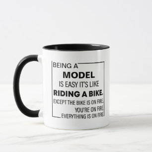 Mug Être Un Modèle Est Facile, Modèle Modèle Personnal