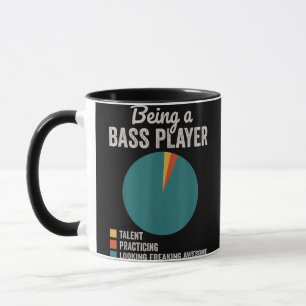 Mug Être un musicien bassis Funny Bass Guitar Joueur