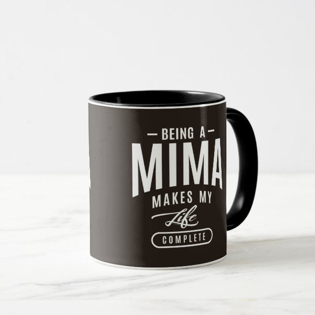 Mug Être une Mima (Devant droit)