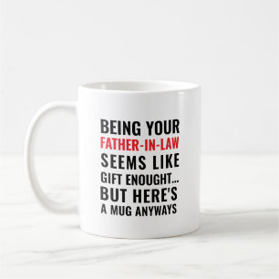 Mug Être votre beau-père semble être un cadeau suffisa