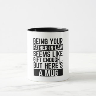 Mug Être votre beau-père semble être un cadeau suffisa