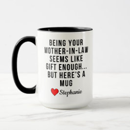 Mug Être votre mère en droit cadeau