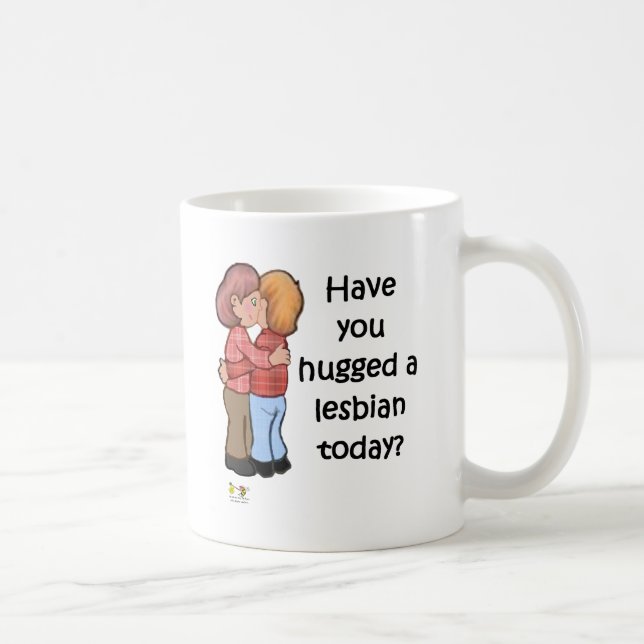 Mug Étreignez une lesbienne (Droite)