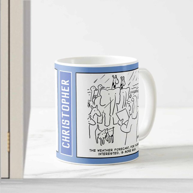 Mug Etude biblique drôle ou histoire biblique de l'arc (Créateur téléchargé)