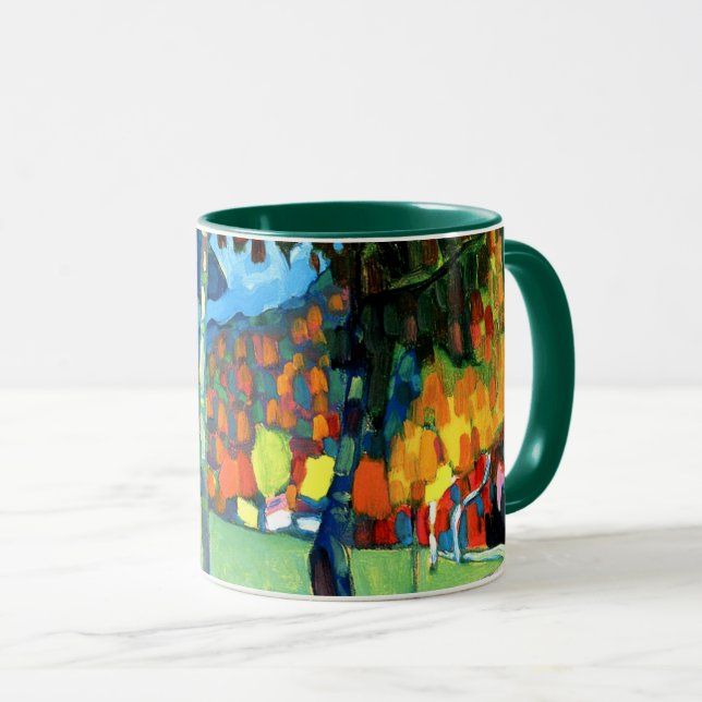 Mug Étude d'automne à Oberau par Kandinsky (Devant droit)