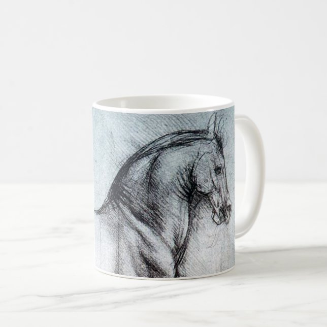 Mug Étude du cheval, Léonard de Vinci (Devant droit)