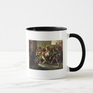 Mug Étude pour la course des chevaux barbares, 1817