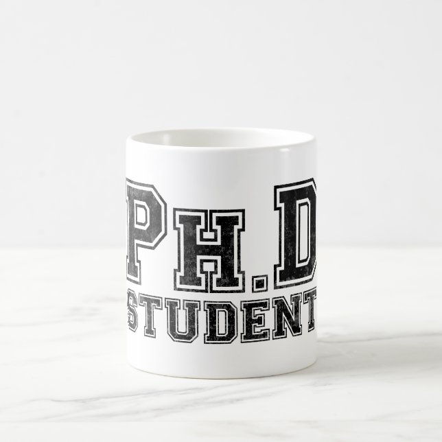 Mug Étudiant de Ph.D (Centre)