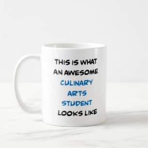 Mug étudiant en arts culinaires, génial