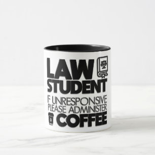 Mug Étudiant en droit/avocat