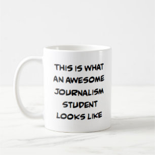 Mug étudiant en journalisme, génial