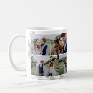 Mug Eucalyptus Mariage Multiphoto Collage