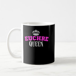 Mug Euchre Card Jeu Reine Maman Tante Coeurs Clubs 
