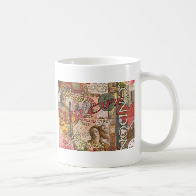 Mug Europe Travel Vintage (Droite)