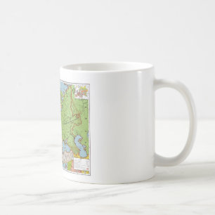 Mug Europe vintage Carte générale du XXe siècle