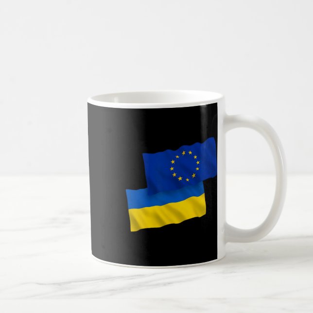 Mug European Union Eu For Ukraine - Ukraine Strong Clo (Droite)