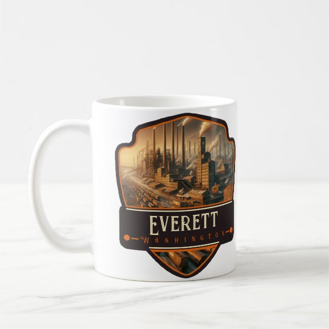 Mug Everett, Washington| Vintage (Gauche)