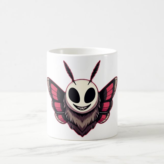 Mug Evil Moth - Mothman Cryptid (Centre)