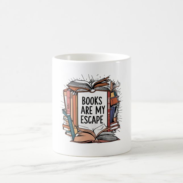 Mug Éviter avec des livres (Centre)