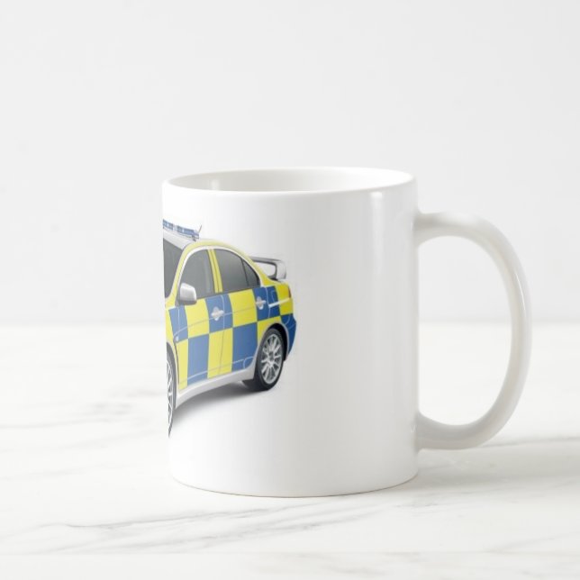 Mug evo de lancier de mitsubishi de police (Droite)