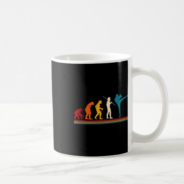 Mug Évolution de kickboxing Kickboxer Karaté Boxe Mma  (Droite)