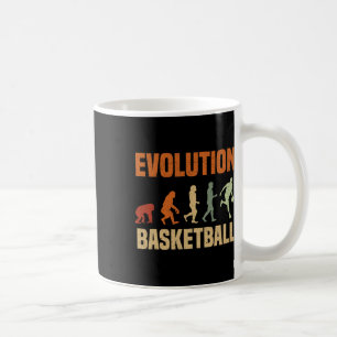 Mug Évolution Du Basket-Ball Du Singe Aux Hommes Bball