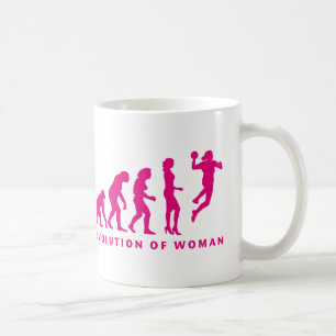 Mug Evolution of handball womball