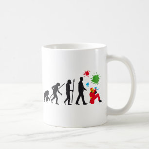 Mug evolution of man man wintball player