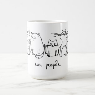 Mug Ew, Les Gens Drôle Amoureux de les chats Meowy