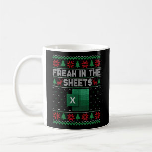 Mug Excel Freak Dans La Feuille De Calcul Faux