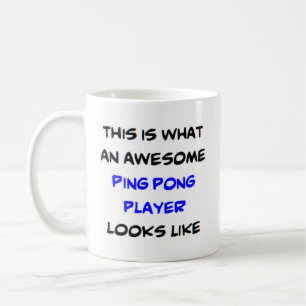 Mug excellent joueur de ping-pong