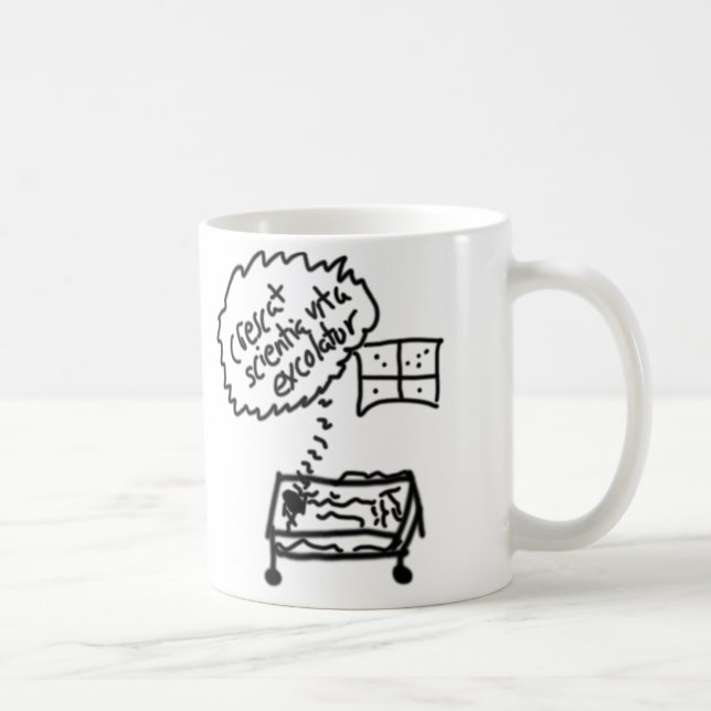 Mug Excolatur de vita de scientia de Crescat (Droite)