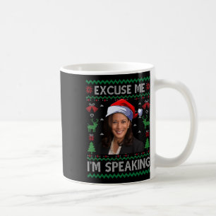 Mug Excusez-moi Je parle mal Noël Kamala Harri