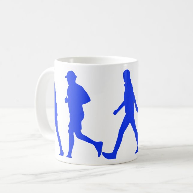 Mug Exécution De L'Exercice De Jogging (Devant gauche)