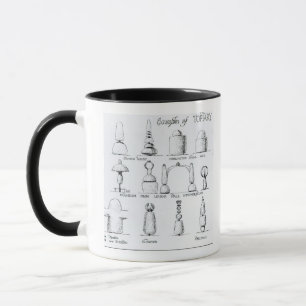 Mug Exemples du travail topiaire, 1902 (gravure) (b/w