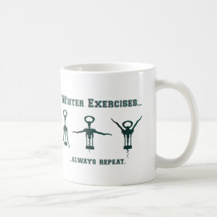 Mug Exercices drôles d'hiver