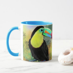 Mug Exotique Tropical Toco Toucan Bird - Peinture Mign