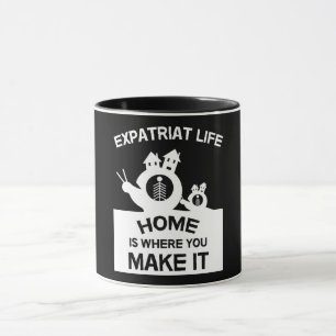 Mug Expatriés Expatriés À L'Étranger Familles Et Cadea