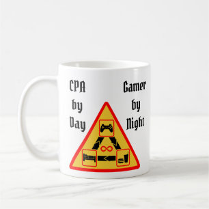 Mug Expert-comptable le jour, joueur la nuit