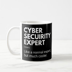 Mug Expert en Cyber Sécurité Drôle Dire