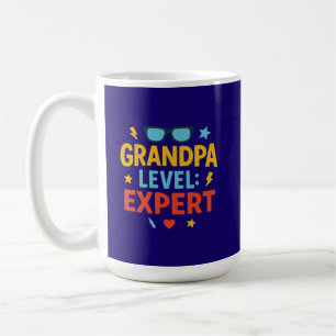 Mug expert niveau papy (style cartoon)
