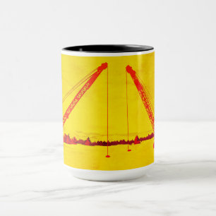 MUG EXPLOITATION DE L'INGÉNIEUR DE LA CRANE OPÉRATEUR 
