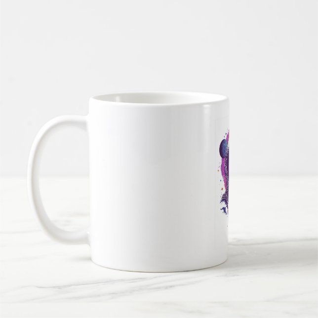 Mug Explorateur Astronaute Crâne (Gauche)