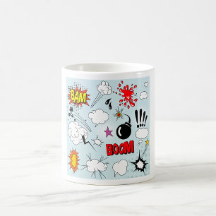 Mug Explosion de bande dessinée rétro Pop Art